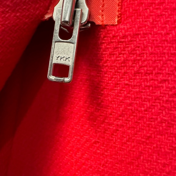 HP! 🎉💕 J.Crew Stadium Cloth Cocoon Coat, Vibrant Flame - Picture 7 of 8